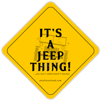 It's a Jeep thing...Only a Jeeper knows :) Reflector Stickers for Jeeps