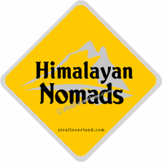 Himalayan Nomads. Reflector Stickers for Motorcycles, Jeeps, Cars & SUV's