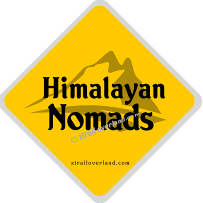 Himalayan Nomads. Reflector Stickers for Motorcycles, Jeeps, Cars & SUV's