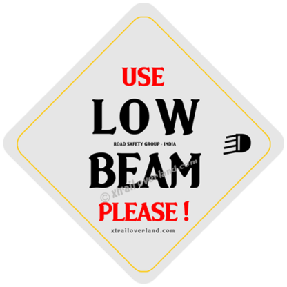 Use Low Beam (Silver Reflector). Reflector Stickers for Jeeps, Cars & SUV's